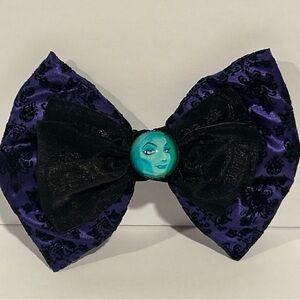Disney Park Haunted Mansion Madame Leota Interchangeable Ears Swap Your Bow! EUC